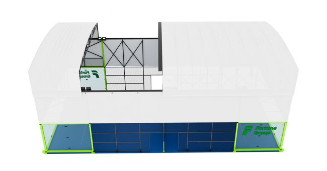 padel court layout