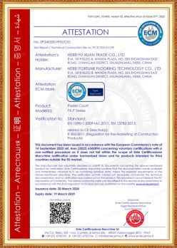Construction Products Regulation Certificate