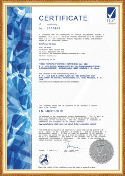 Grass CE Certificate