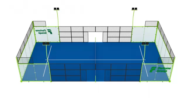 Half Panoramic Padel Court