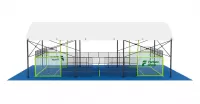 Standard Underground Roof Padel Court