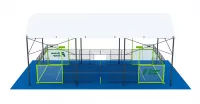 Reinforced Higher Underground Roof Padel Court