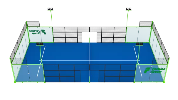 Half Panoramic Padel Court