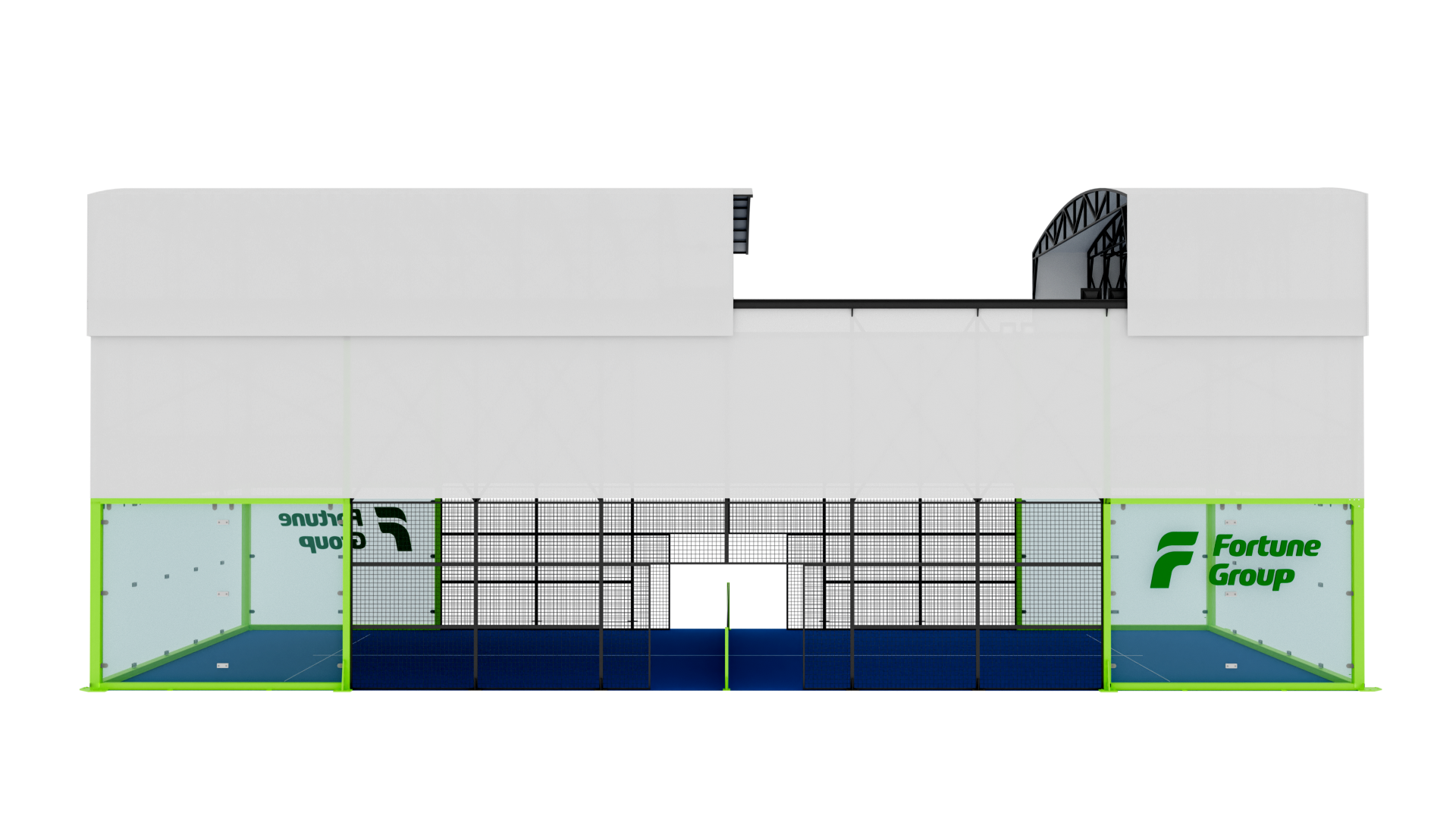 Electric Roof Padel Court