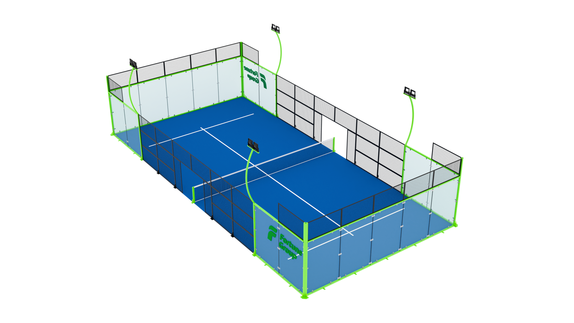 Half Panoramic Padel Court