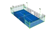 Half Panoramic Padel Court